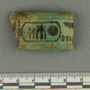 Ancient Egyptian bracelet fragment from Sarabit el Khadim dated 1153 – 1147 BC