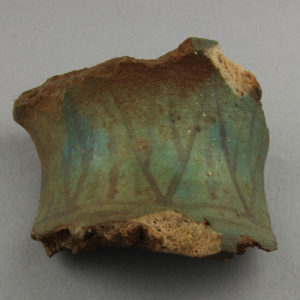 Ancient Egyptian vase fragment from Sarabit el Khadim dated 1550 – 1069 BC