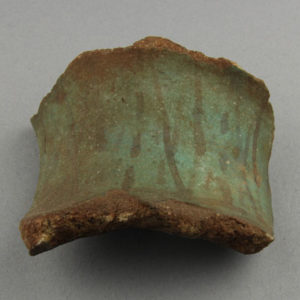 Ancient Egyptian vase fragment from Sarabit el Khadim dated 1550 – 1069 BC