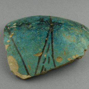 Ancient Egyptian rim sherd from Deir el Bahari dated 1550 – 1295 BC