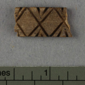 Ancient Egyptian inlay fragment from Abydos dated 3000 – 2890 BC