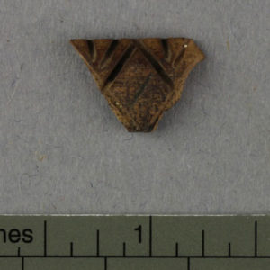 Ancient Egyptian inlay fragment from Abydos dated 3000 – 2890 BC