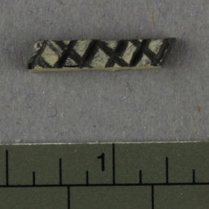 Ancient Egyptian inlay fragment from Abydos dated 3000 – 2890 BC