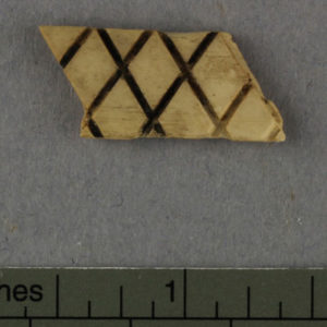 Ancient Egyptian inlay fragment from Abydos dated 3000 – 2890 BC