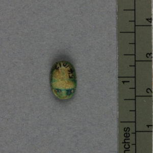Ancient Egyptian scarab from Abydos dated 1295 – 1186 BC