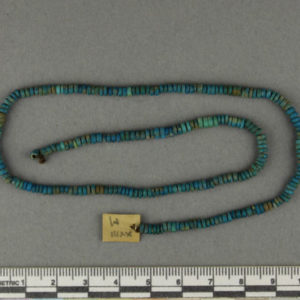 Ancient Egyptian string of beads from Mazguneh dated 1550 – 1295 BC