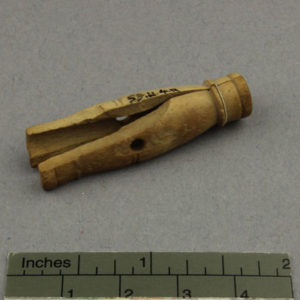 Ancient Egyptian ivory fitting from Mazguneh dated 30 BC – AD 395