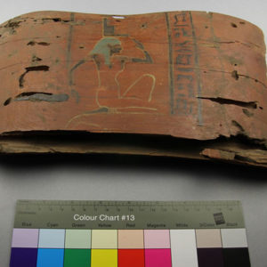 Ancient Egyptian coffin fragment from Abydos dated 664 – 332 BC