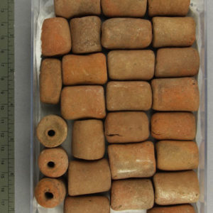 Ancient Egyptian beads from Abydos dated 664 – 332 BC