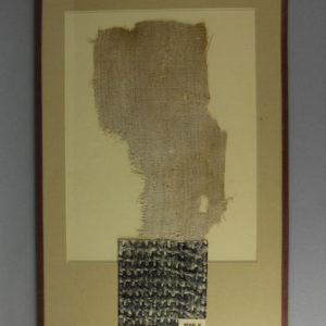 Ancient Egyptian linen fragment from Tarkhan dated 3000 – 2890 BC