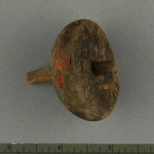 Ancient Egyptian spindle whorl from Antinoe Antinoopolis dated AD 400 – 600