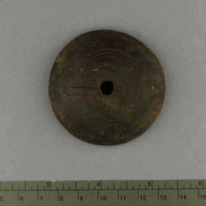 Ancient Egyptian spindle whorl from Antinoe Antinoopolis dated AD 400 – 600