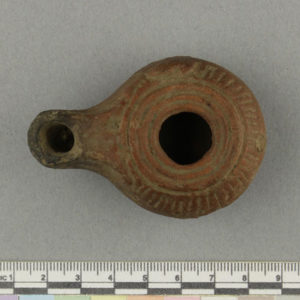 Ancient Egyptian oil lamp from Antinoe dated AD 400 – 600