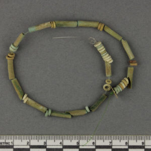 Ancient Egyptian string of beads from Napata dated 750 – 500 BC