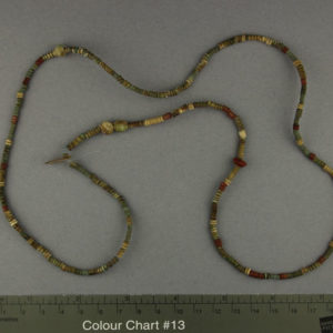 Ancient Egyptian string of beads from Qaw el kibir dated 1550 – 1295 BC