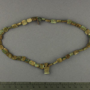 Ancient Egyptian string of beads from Qaw el kibir dated 664 – 332 BC