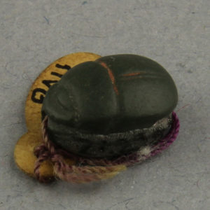 Ancient Egyptian scarab from Qaw el kibir dated 1550 – 1295 BC