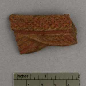 Ancient Egyptian rim sherd from Qaw el kibir dated 1773 – 1550 BC