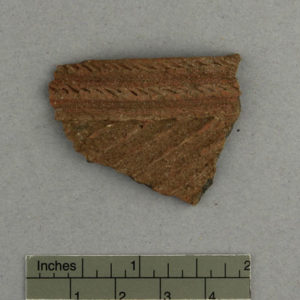 Ancient Egyptian rim sherd from Qaw el kibir dated 1773 – 1550 BC