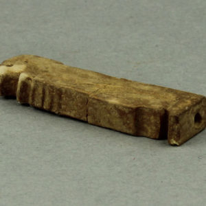 Ancient Egyptian Qebhsenuef amulet from Qaw el Kibir dated 380 – 343 BC