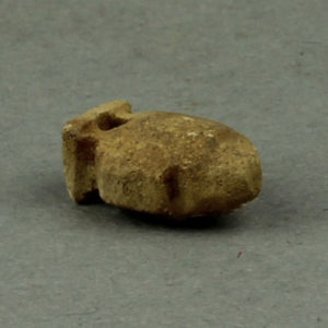 Ancient Egyptian heart amulet from Qaw el Kibir dated 380 – 343 BC