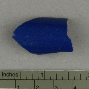 Ancient Egyptian faience fragment from Amarna dated 1550 – 1295 BC