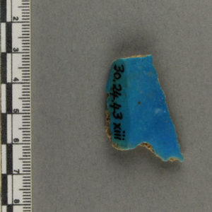 Ancient Egyptian tile fragment from Amarna dated 1550 – 1295 BC