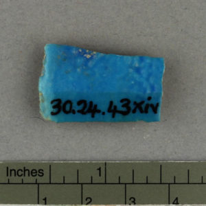 Ancient Egyptian tile fragment from Amarna dated 1550 – 1295 BC