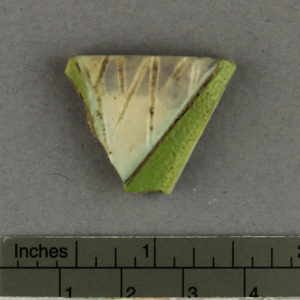 Ancient Egyptian inlay fragment from Amarna dated 1550 – 1295 BC