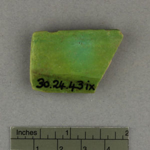 Ancient Egyptian inlay fragment from Amarna dated 1550 – 1295 BC