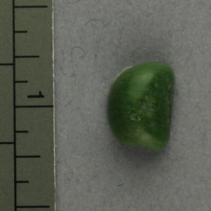 Ancient Egyptian glass bead fragment from Amarna dated 1550 – 1295 BC