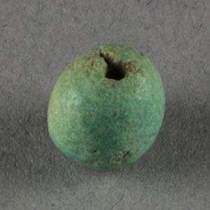 Ancient Egyptian bead from Amarna dated 1550 – 1295 BC