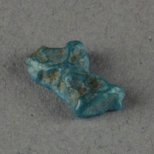 Ancient Egyptian faience fragment from Amarna dated 1550 – 1295 BC