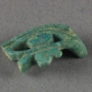 Ancient Egyptian Wadjet eye ring bezel from Amarna dated 1550 – 1295 BC