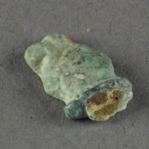 Ancient Egyptian Bes amulet from Amarna dated 1550 – 1295 BC