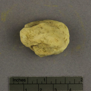 Ancient Egyptian yellow pigment fragment from Amarna dated 1550 – 1295 BC