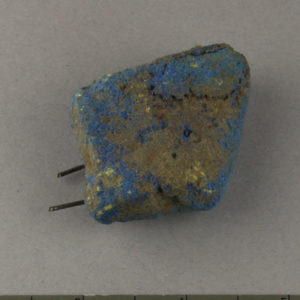 Ancient Egyptian blue pigment fragment from Amarna dated 1550 – 1295 BC