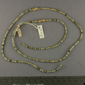 Ancient Egyptian string of beads from Qaw el Kibir dated 1773 – 1550 BC