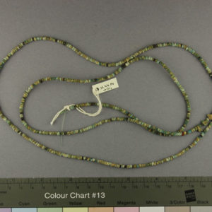 Ancient Egyptian string of beads from Qaw el kibir dated 1773 – 1550 BC