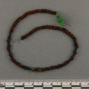 Ancient Egyptian string of beads from Badari dated 1295 – 1186 BC