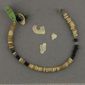 Ancient Egyptian string of beads from Qaw el kibir dated 30 BC – AD 395