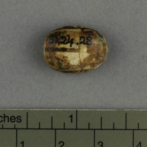 Ancient Egyptian scarab from Hemamieh dated 1550 – 1069 BC