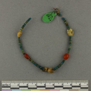 Ancient Egyptian string of beads from Badari dated 1773 – 1550 BC