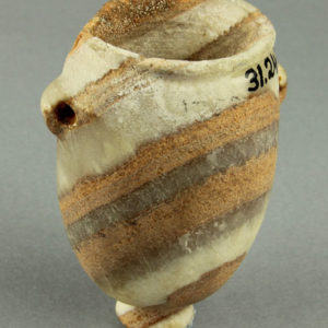 Ancient Egyptian cosmetic jar from El Hammamiya dated 5300 – 3000 BC