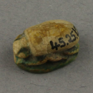 Ancient Egyptian scarab from Badari dated 1295 – 1294 BC