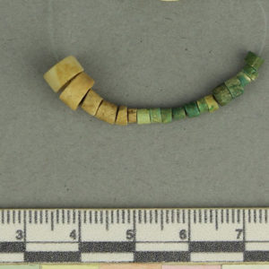 Ancient Egyptian string of beads from Badari dated 4400 – 4000 BC