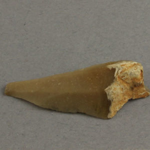 Ancient Egyptian chert flake from Badari dated 4400 – 4000 BC