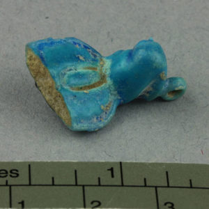 Ancient Egyptian uraeus amulet from Amarna dated 1550 – 1295 BC