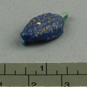 Ancient Egyptian grape cluster pendant from Amarna dated 1550 – 1295 BC