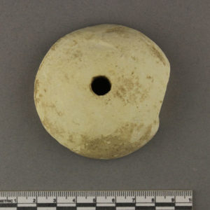 Ancient Egyptian spindle whorl from Amarna dated 1550 – 1295 BC